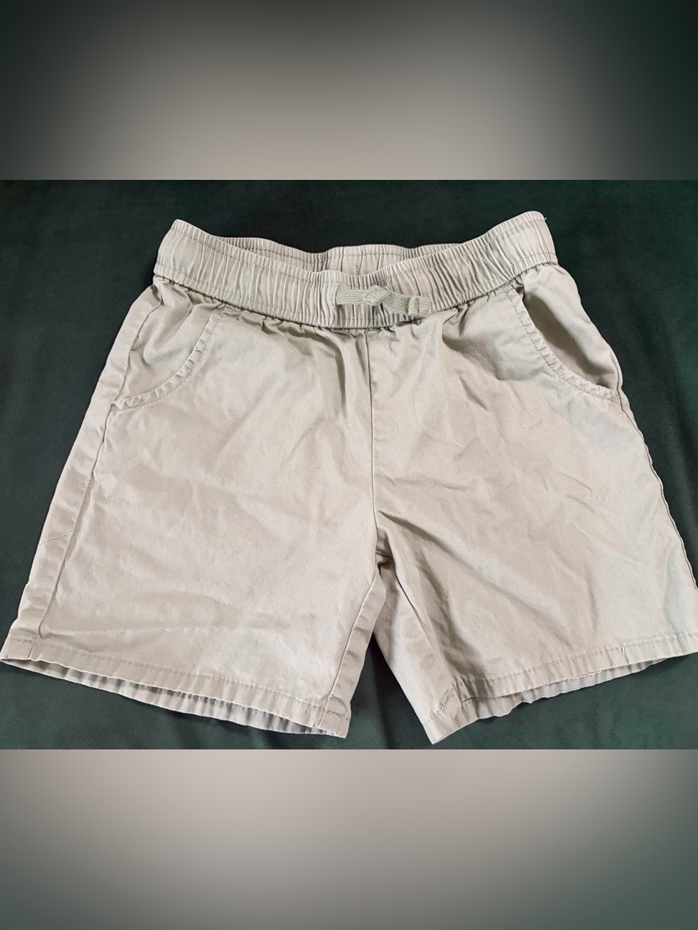 Kids Casual Elastic-Waist Cargo Shorts - Olive